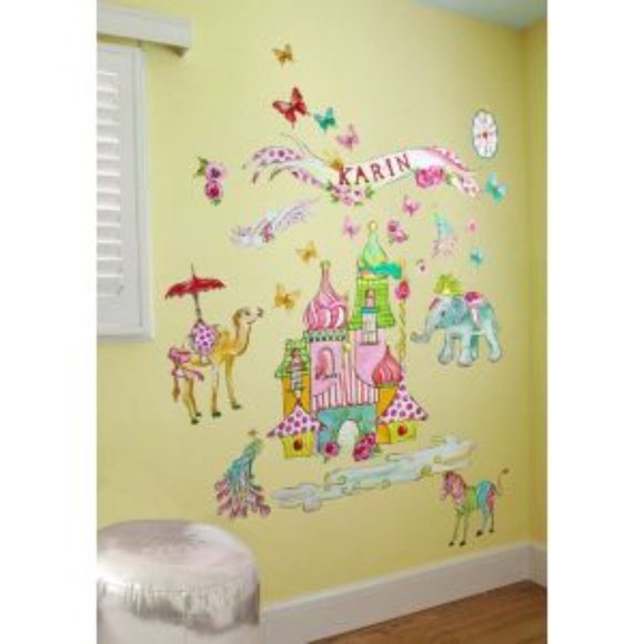 Oopsy Daisy Exotic Kingdom Shelly Kennedy 60 Fabric Wall Art Decals For Kids - Picture 2 of 10